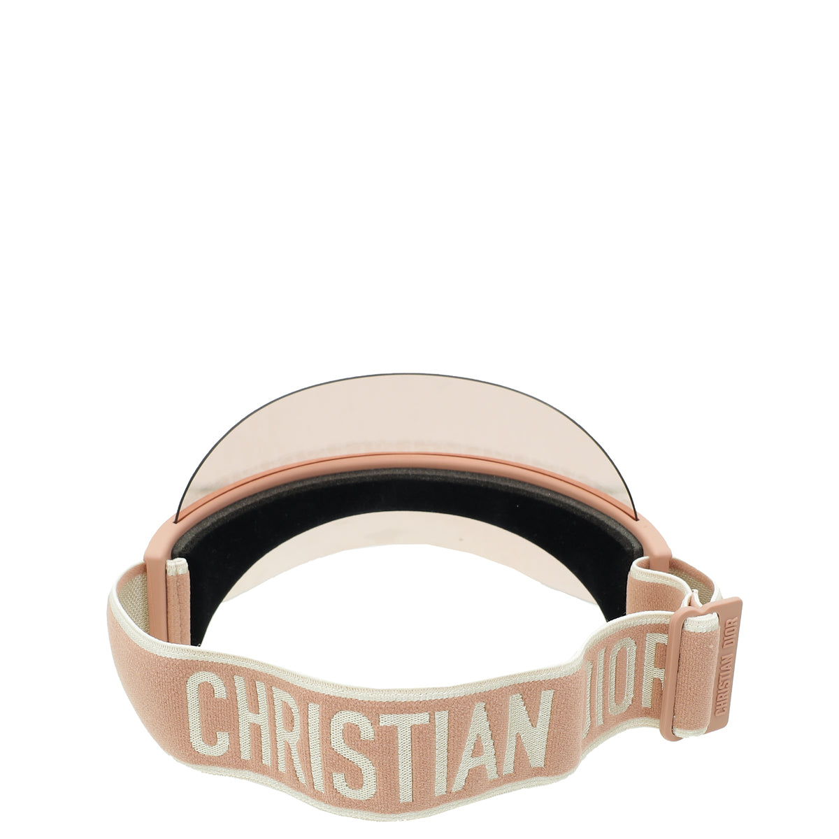 Christian Dior Nude Diorclub V1U Oblique Visor Hat-Christian Dior-THE CLOSET