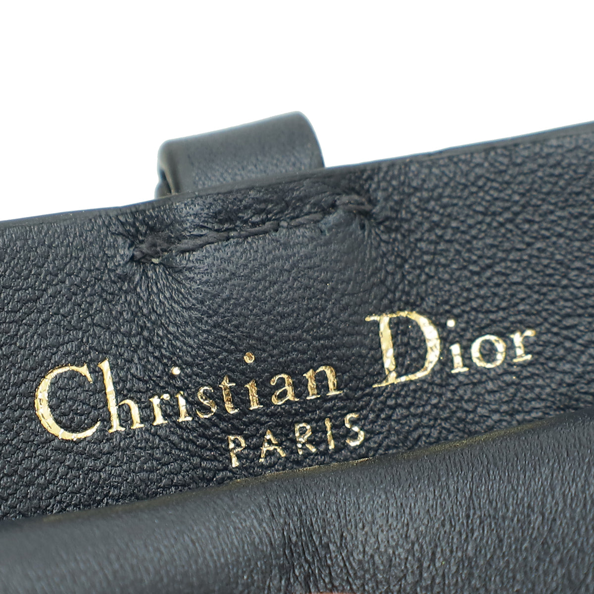 Christian Dior Navy Blue Oblique Luggage Tag-Christian Dior-THE CLOSET