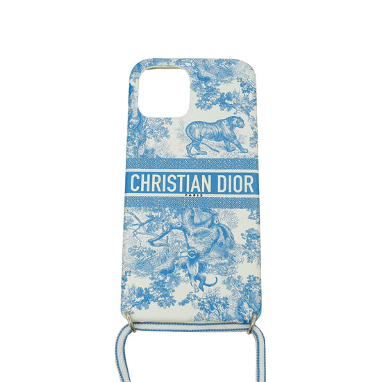 Christian Dior Bicolor Diortravel Cover 14 Pro Max with Cord