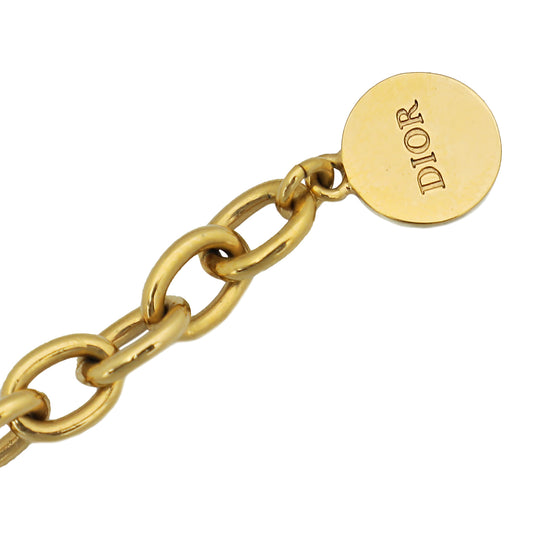 Christian Dior Gold Finish 30 Montaigne Choker