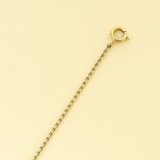 Christian Dior Gold Tribales Cannage Pendant Necklace