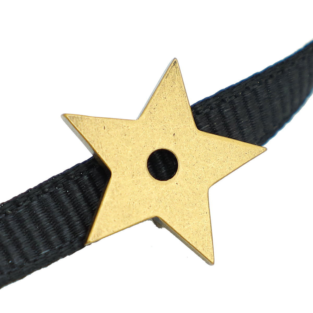 Christian Dior Black D'Porte-Bonheur Star Choker Necklace-Christian Dior-THE CLOSET