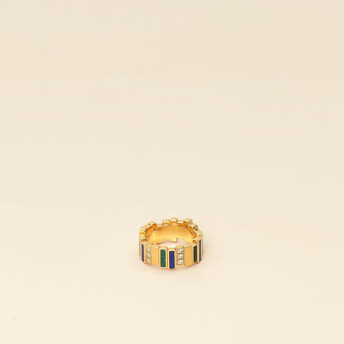 Christian Dior 18K Yellow Gold Gem Limited Edition Diamond Ring 54-Christian Dior-THE CLOSET