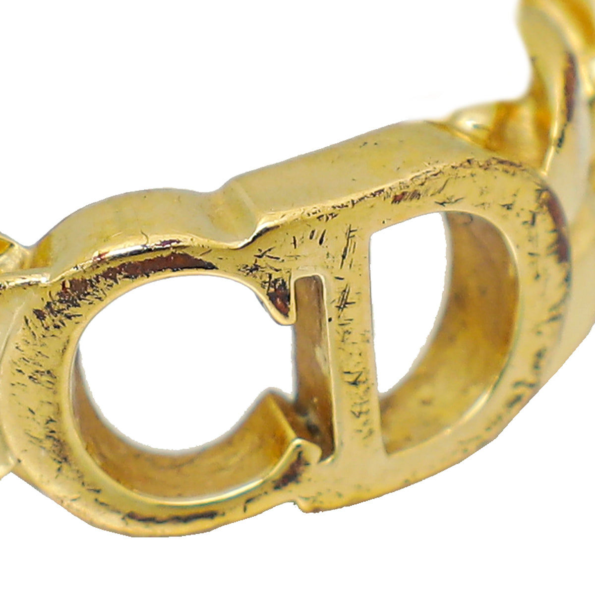 Cd navy ring Dior Gold size 54 EU in Metal  32579295