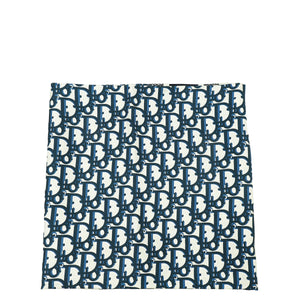 Christian Dior Bicolor Oblique Diortwin Square Silk 70 Scarf