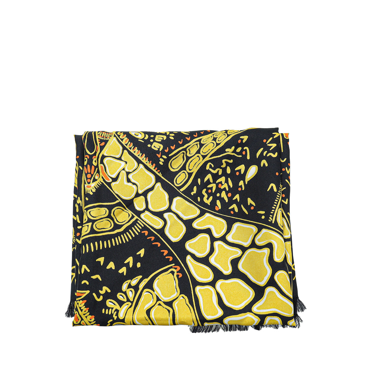 Christian Dior Bicolor Silk Animals Lion Mitzah Square Scarf-Christian Dior-THE CLOSET