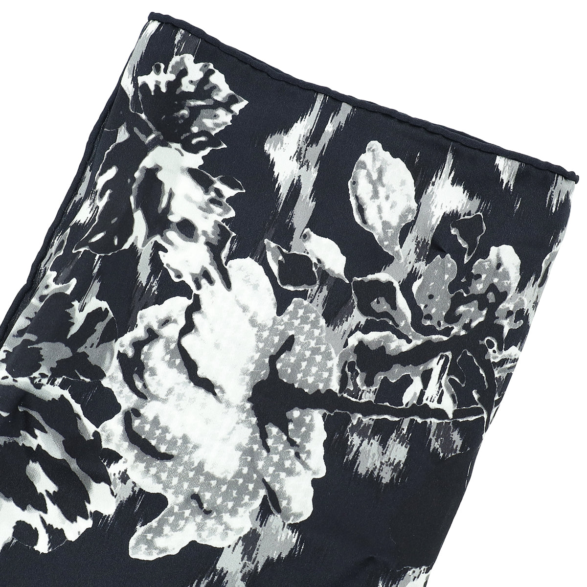 Christian Dior Tricolo Floral Print Silk Square Scarf