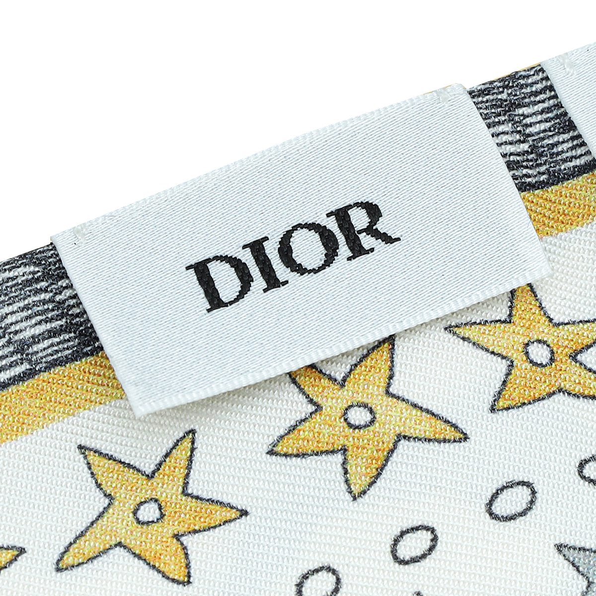 Christian Dior White Multicolor L'Étoile Tarot Mitzah Scarf – THE