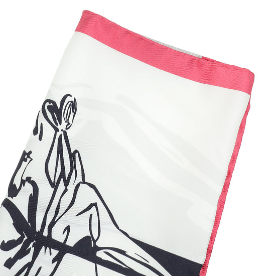 Christian Dior Multicolor Print Silk Scarf 50-Christian Dior-THE CLOSET