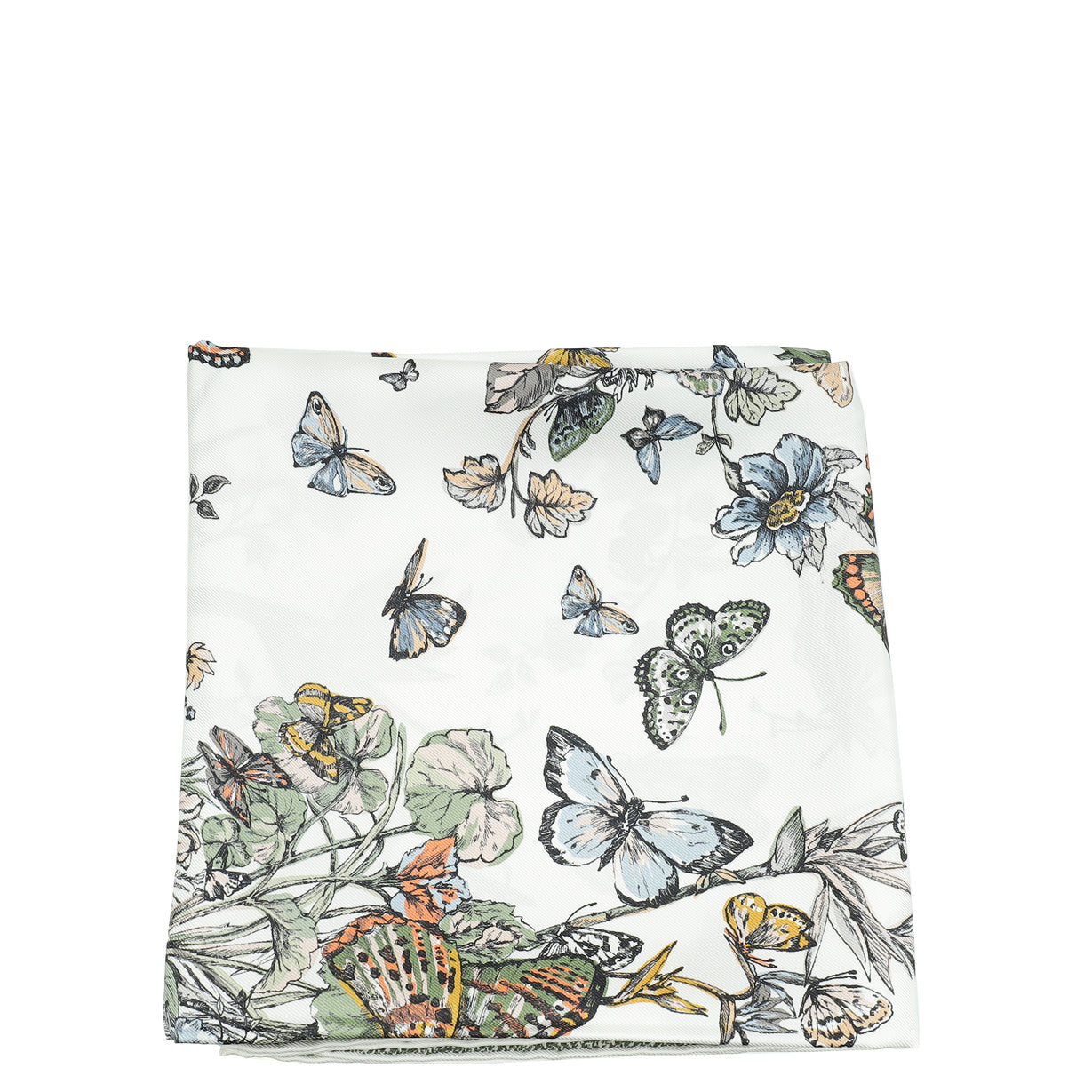 Christian Dior Multicolor Camo Papillon 90 Square Scarf-Christian Dior-THE CLOSET