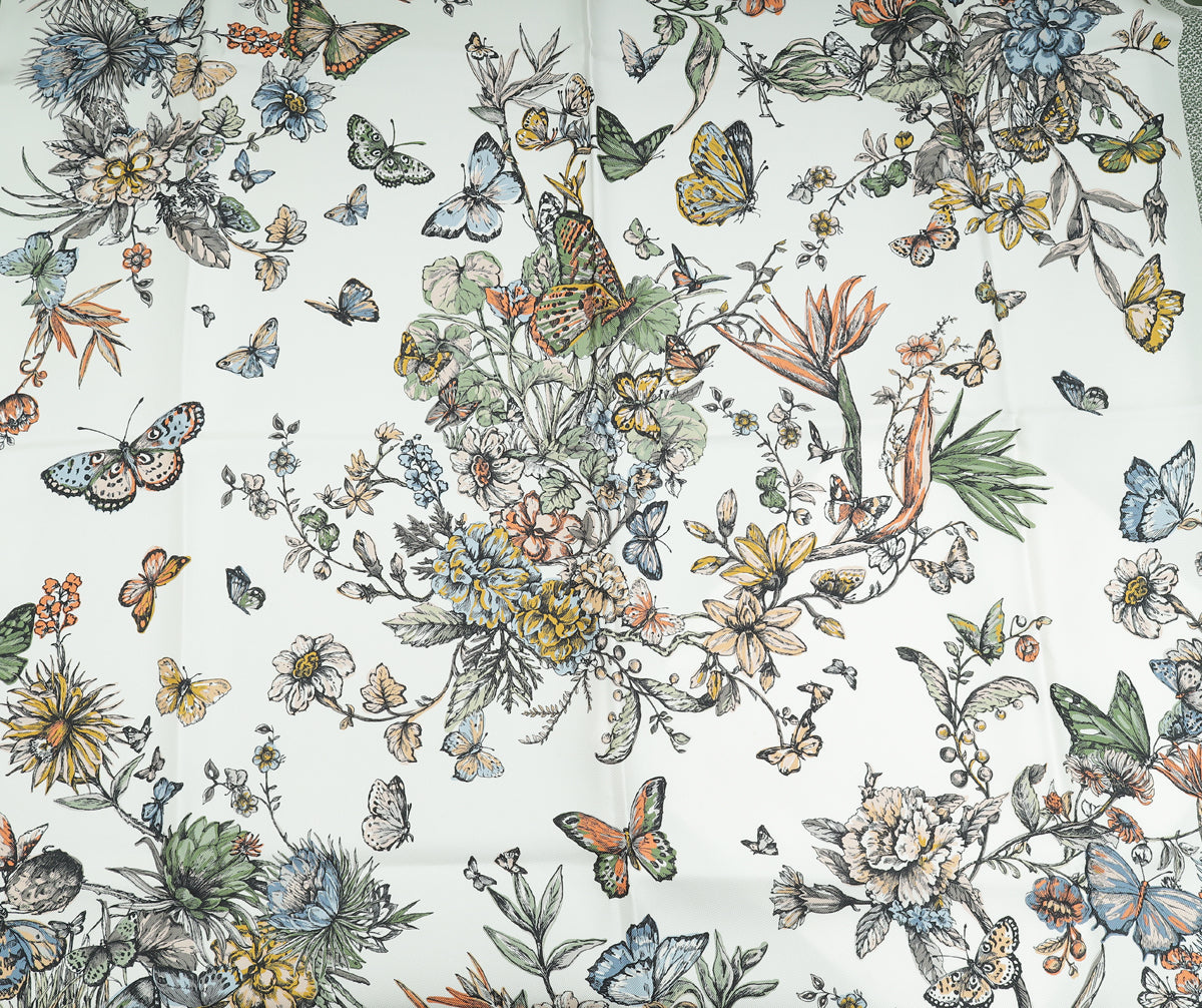 Christian Dior Multicolor Camo Papillon 90 Square Scarf – THE CLOSET
