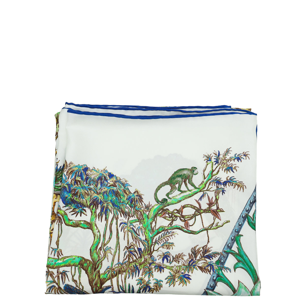 Christian Dior White Multicolor Etoile De Voyage Silk Scarf-Christian Dior-THE CLOSET