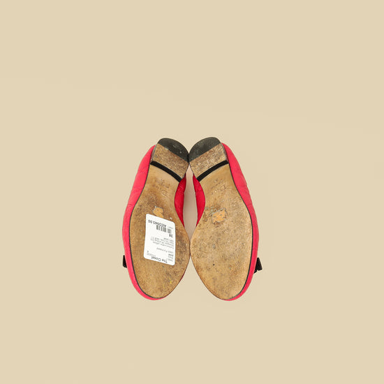 Christian Dior Bicolor Cannage Bow Ballet Flats 38-Christian Dior-THE CLOSET