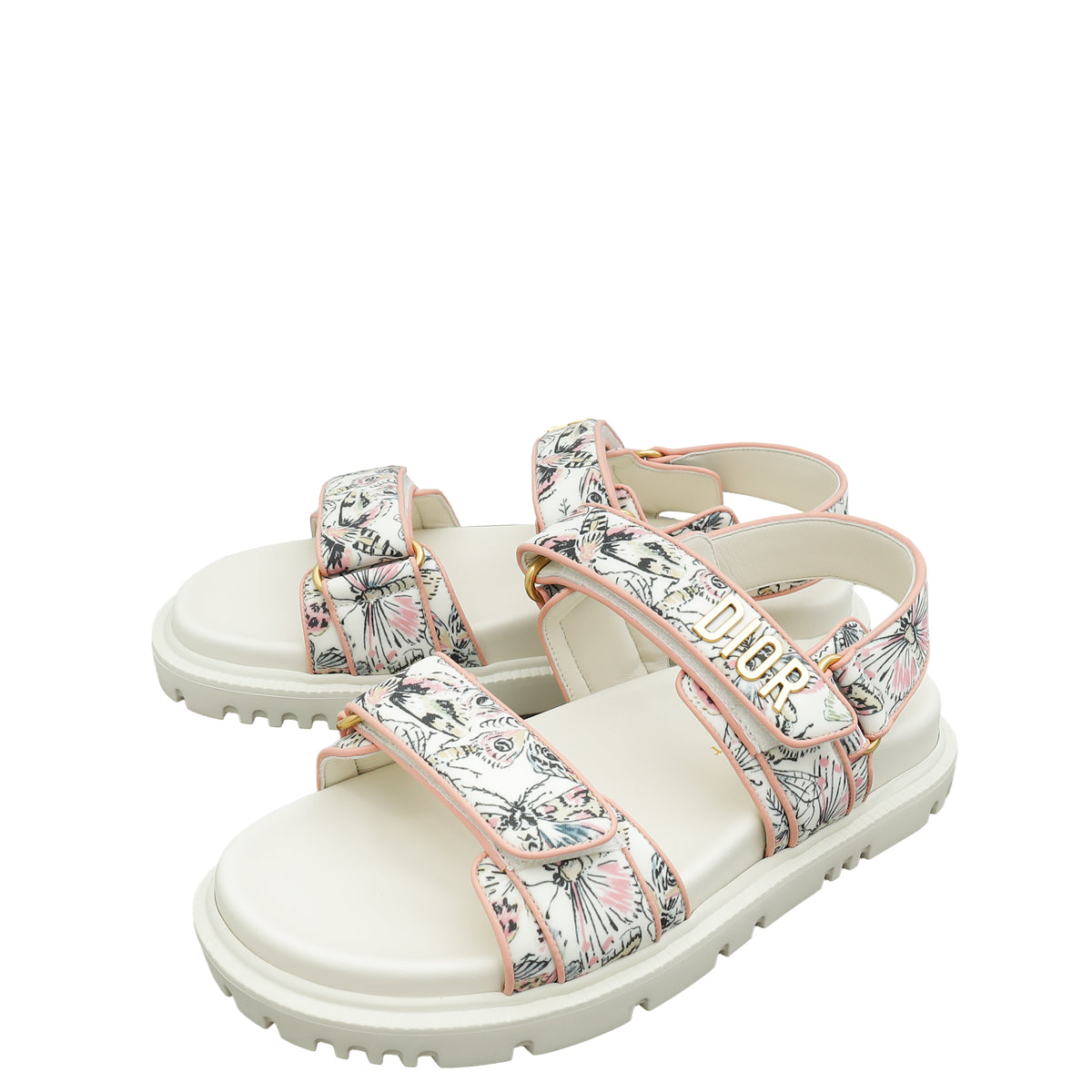 Christian Dior Multicolor Printed DiorAct Sandal 35.5-Christian Dior-THE CLOSET
