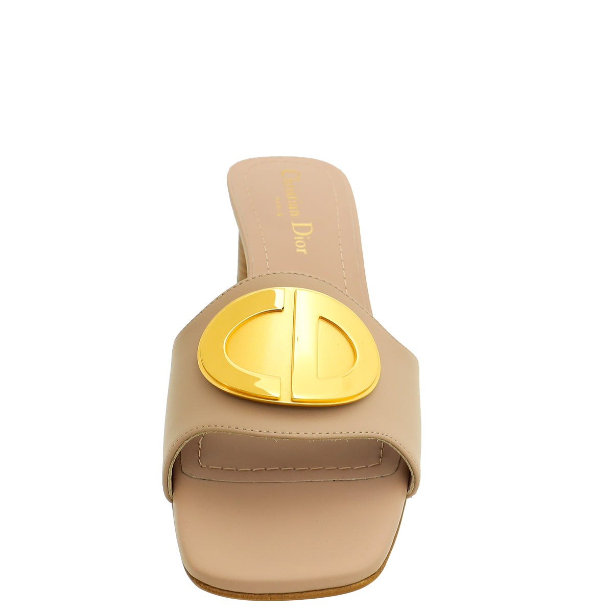 Christian Dior Poudre Nude Forever Mules 37.5-Christian Dior-THE CLOSET