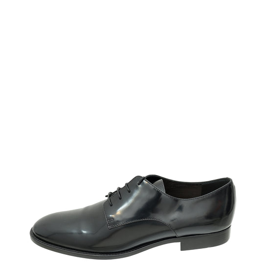 Christian Dior Black Timeless Derby Shoes 38.5-Christian Dior-THE CLOSET