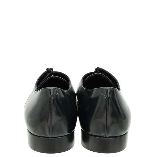 Christian Dior Black Timeless Derby Shoes 38.5-Christian Dior-THE CLOSET