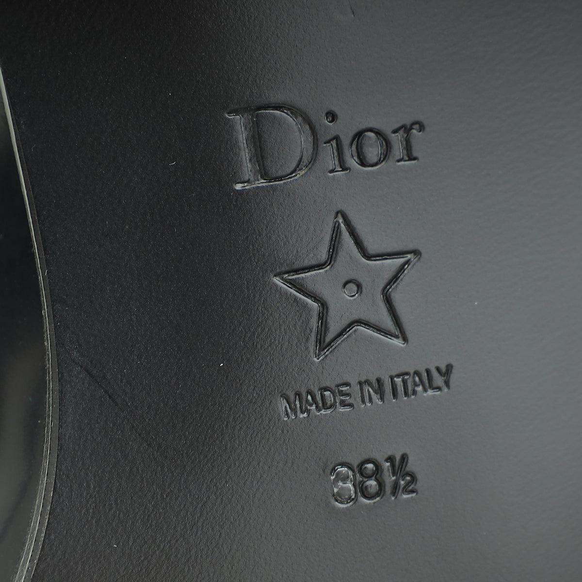 Christian Dior Black Timeless Derby Shoes 38.5-Christian Dior-THE CLOSET