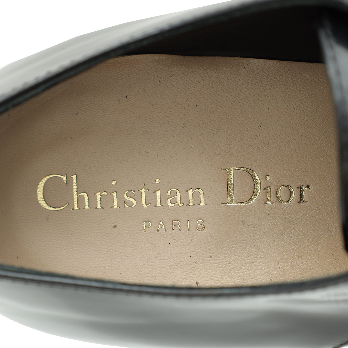 Christian Dior Black Timeless Derby Shoes 38.5-Christian Dior-THE CLOSET