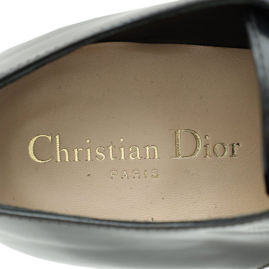 Christian Dior Black Timeless Derby Shoes 38.5-Christian Dior-THE CLOSET