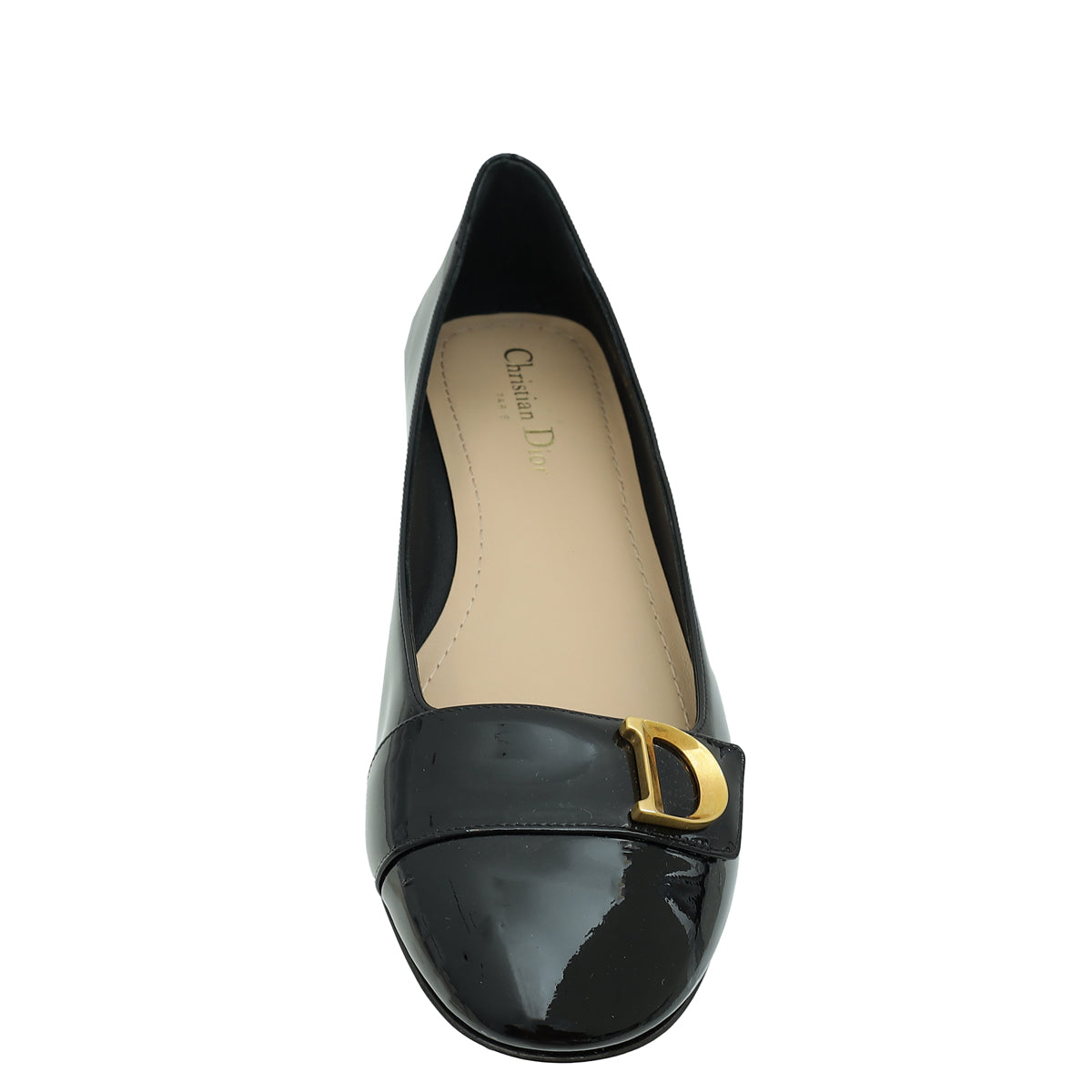 Christian Dior Black C'est Dior Ballet Flats 39.5-Christian Dior-THE CLOSET