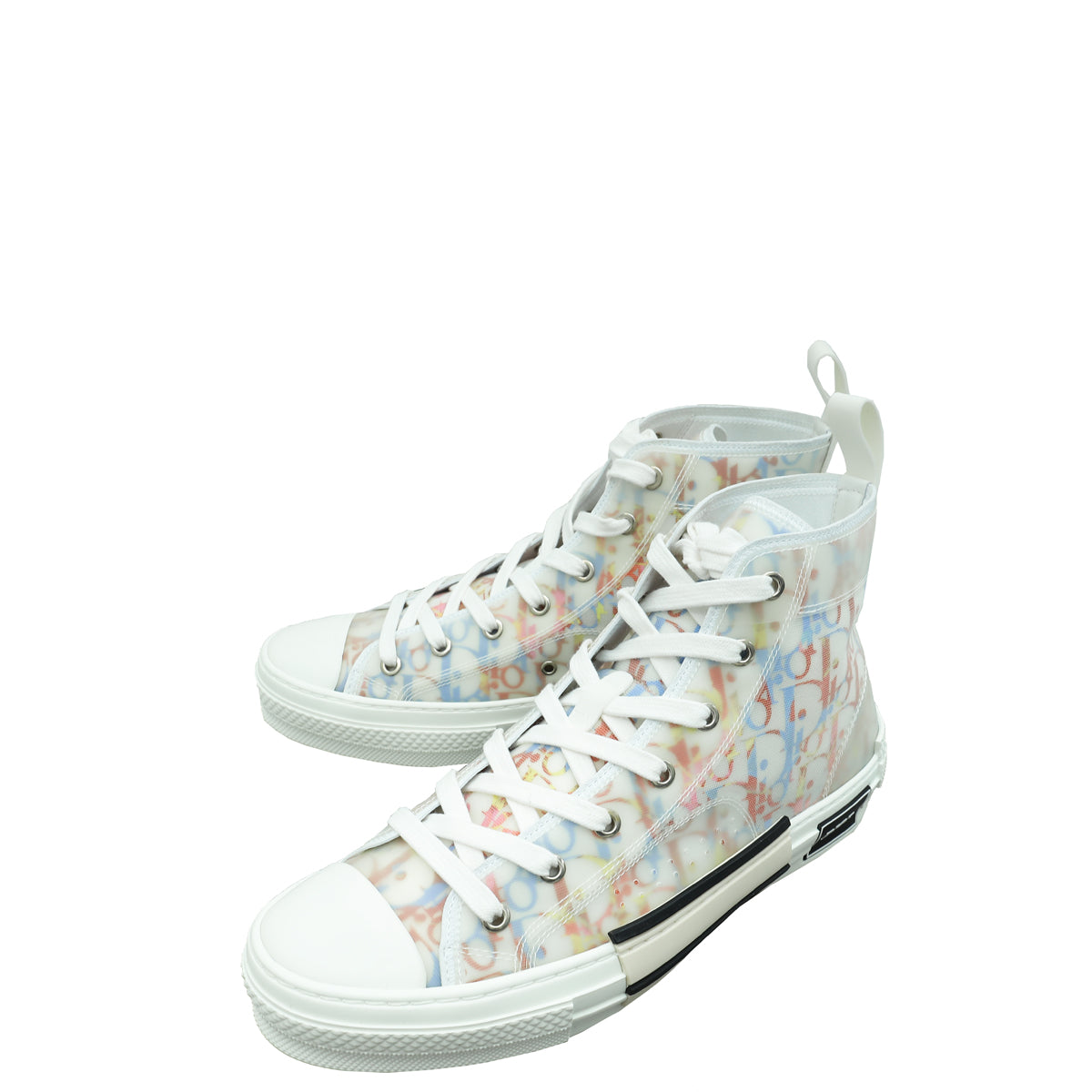 Christian Dior White Multicolor B23 High Top Sneaker 40-Christian Dior-THE CLOSET