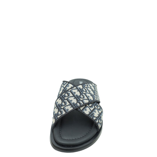 Christian Dior Oblique Alias Criss Cross Sandal 43
