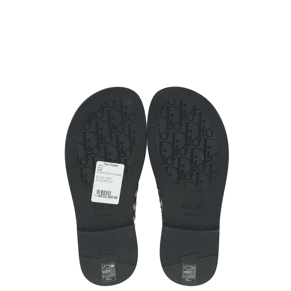 Christian Dior Oblique Alias Criss Cross Sandal 43 – THE CLOSET