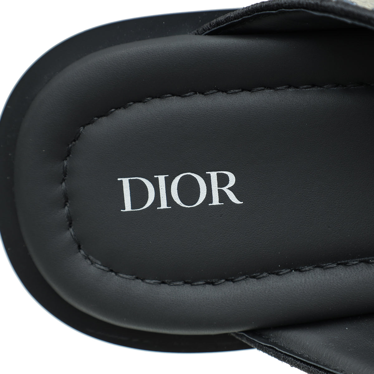 Christian Dior Oblique Alias Criss Cross Sandal 43 – THE CLOSET