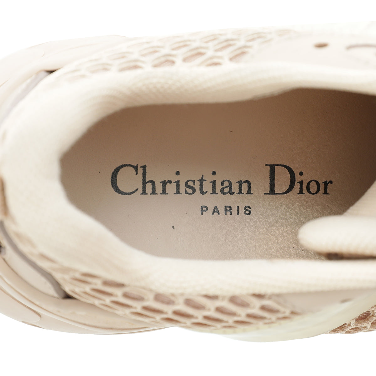 Christian Dior Nude Mesh D-Connect Sneakers 36.5