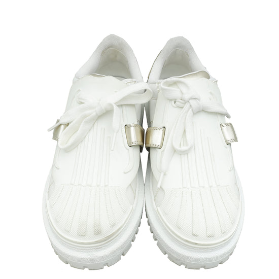 Christian Dior White Dior-ID Sneakers 36.5