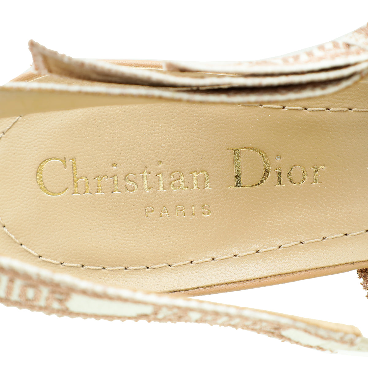 Christian Dior Metallic Rose Des Venis Technical Embroidered J'adior Slingback 36.5