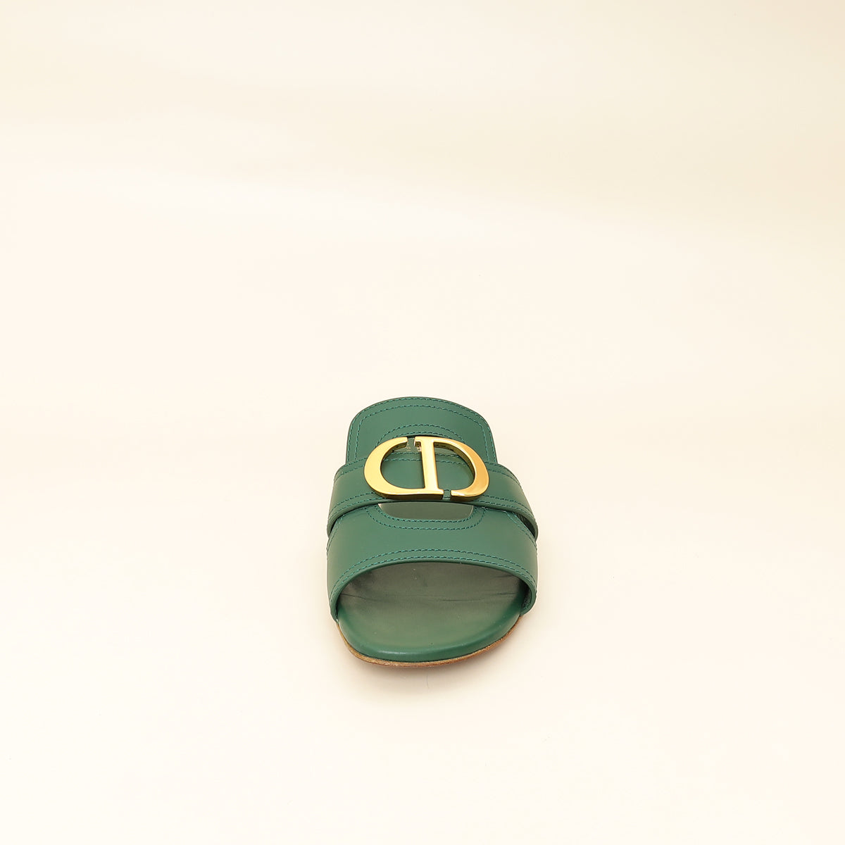 Christian Dior Leaf Green 30 Montaigne Slide Sandal 36-Christian Dior-THE CLOSET