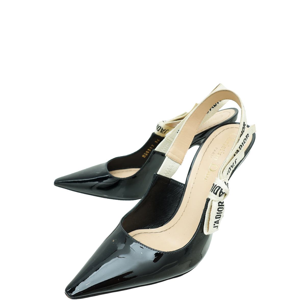 Christian Dior Black J'adior Slingback Pump 36-Christian Dior-THE CLOSET