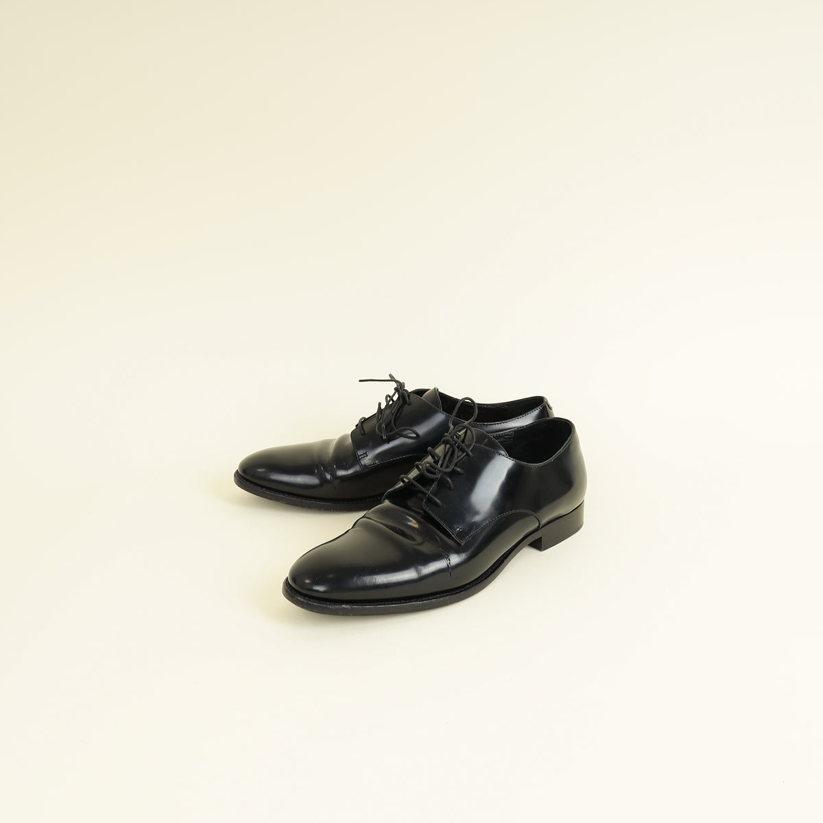Christian Dior Black Timeless Derby Shoes 37.5