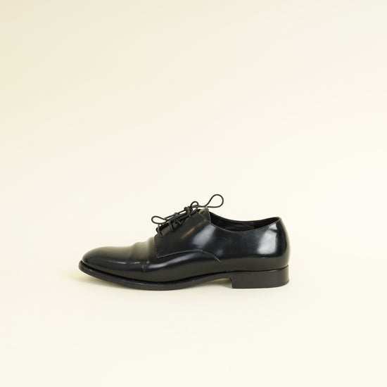 Christian Dior Black Timeless Derby Shoes 37.5