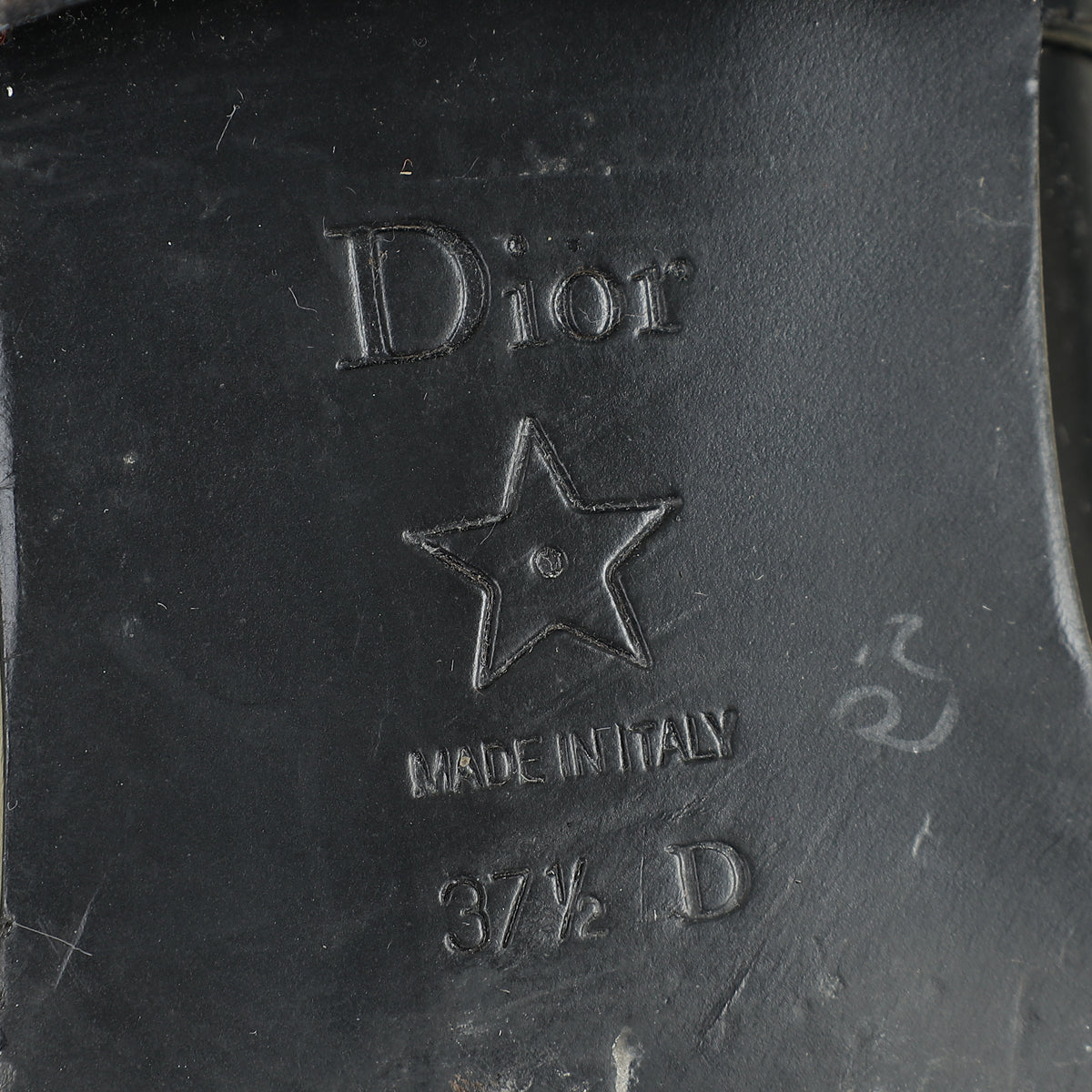 Christian Dior Black Timeless Derby Shoes 37.5