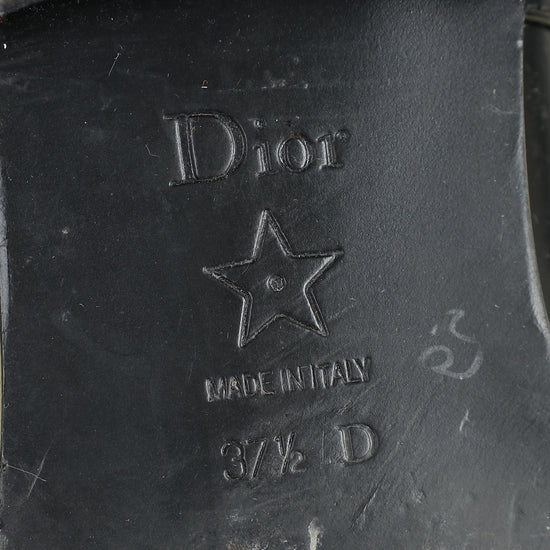 Christian Dior Black Timeless Derby Shoes 37.5