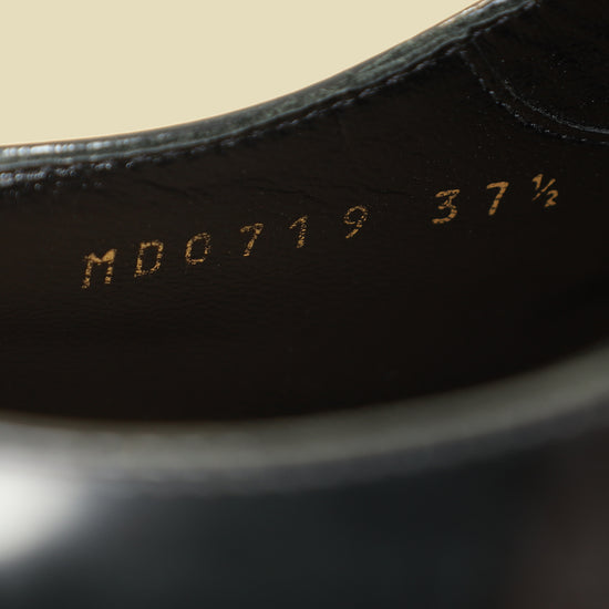 Christian Dior Black Timeless Derby Shoes 37.5