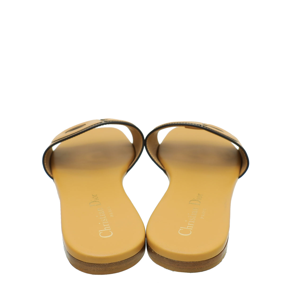 Christian Dior Camel D-Club Flat Sandal 37.5