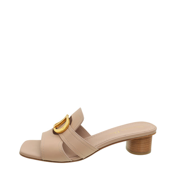 Christian Dior Nude 30 Montaigne Slide Mules 37.5