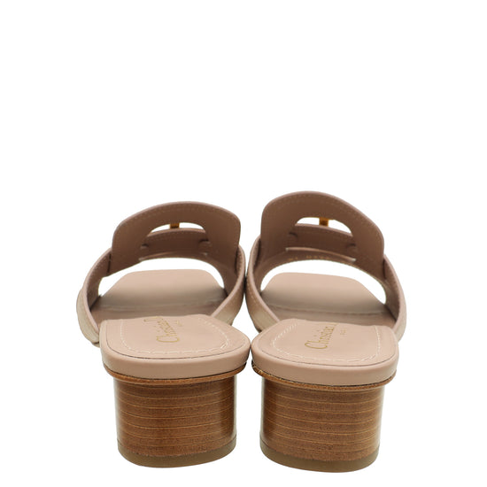 Christian Dior Nude 30 Montaigne Slide Mules 37.5