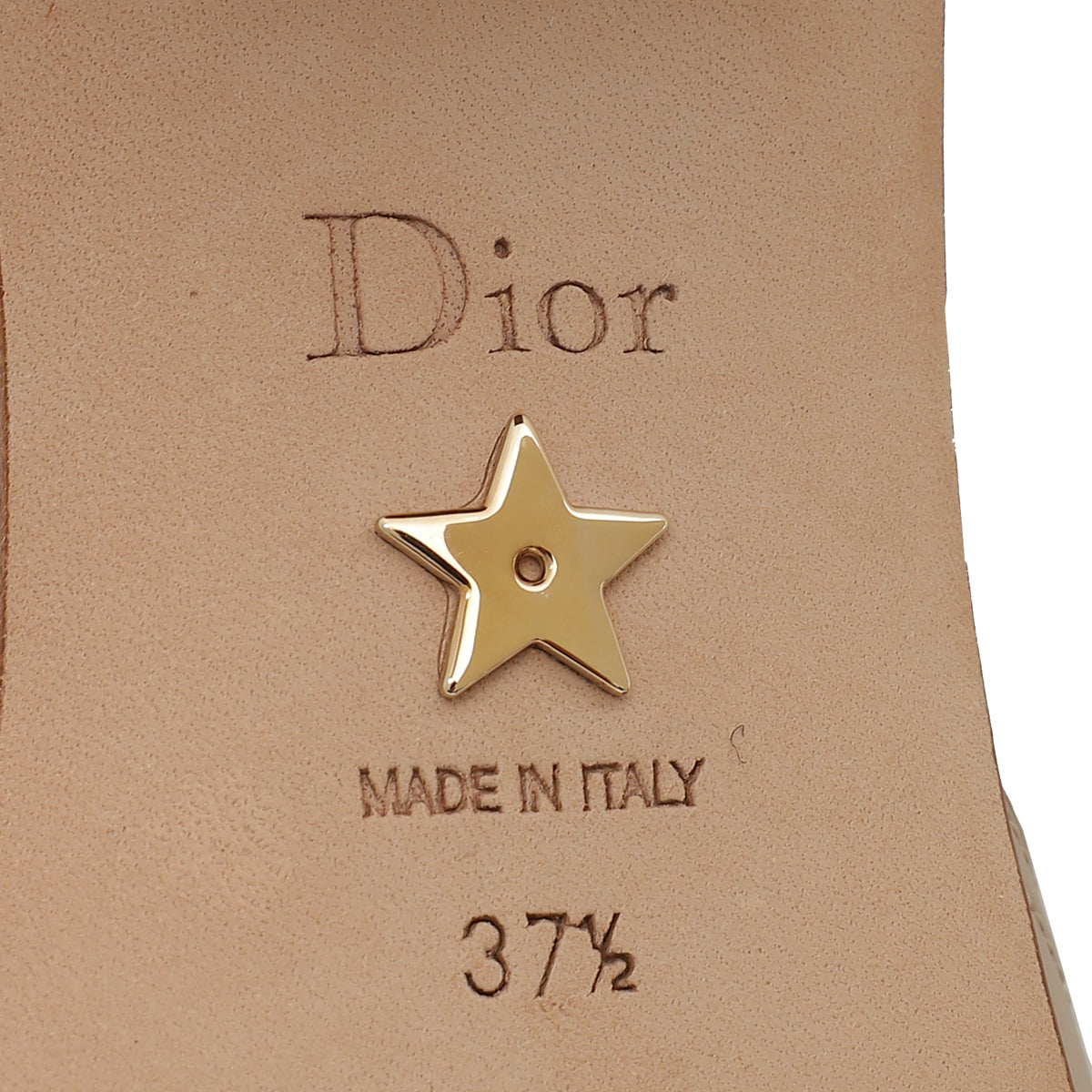 Christian Dior Nude 30 Montaigne Slide Mules 37.5