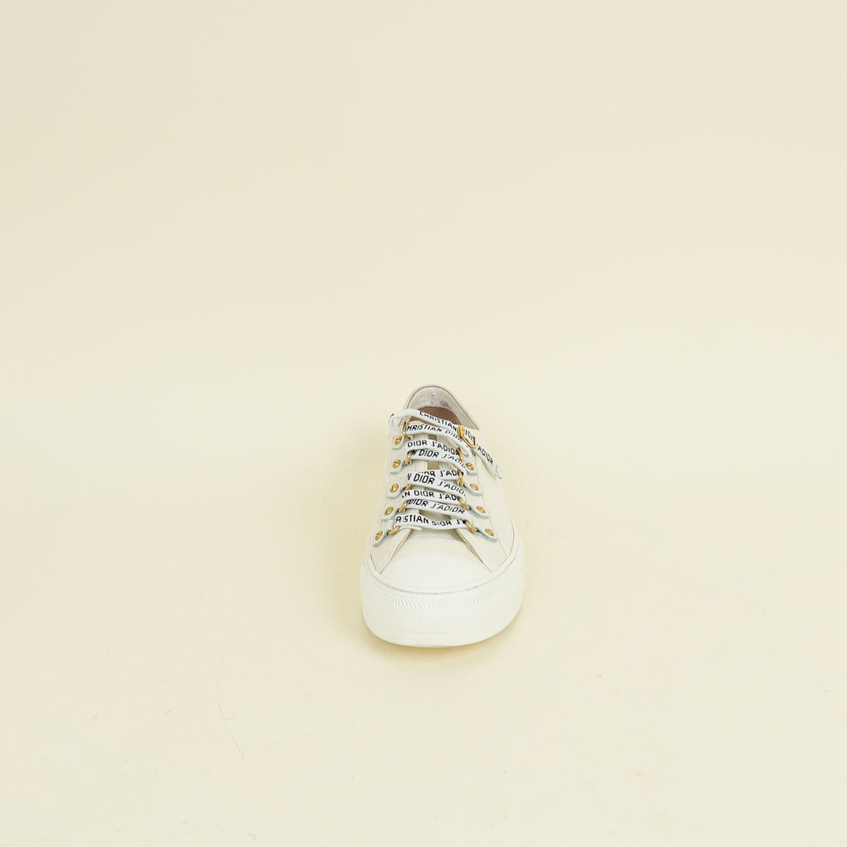 Christian Dior Milk White Walk'n'Dior Low Top Sneaker 37