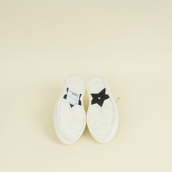 Christian Dior Milk White Walk'n'Dior Low Top Sneaker 37