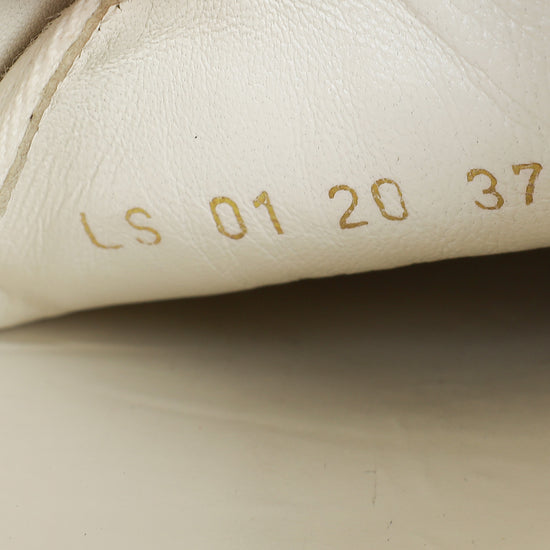 Christian Dior Milk White Walk'n'Dior Low Top Sneaker 37