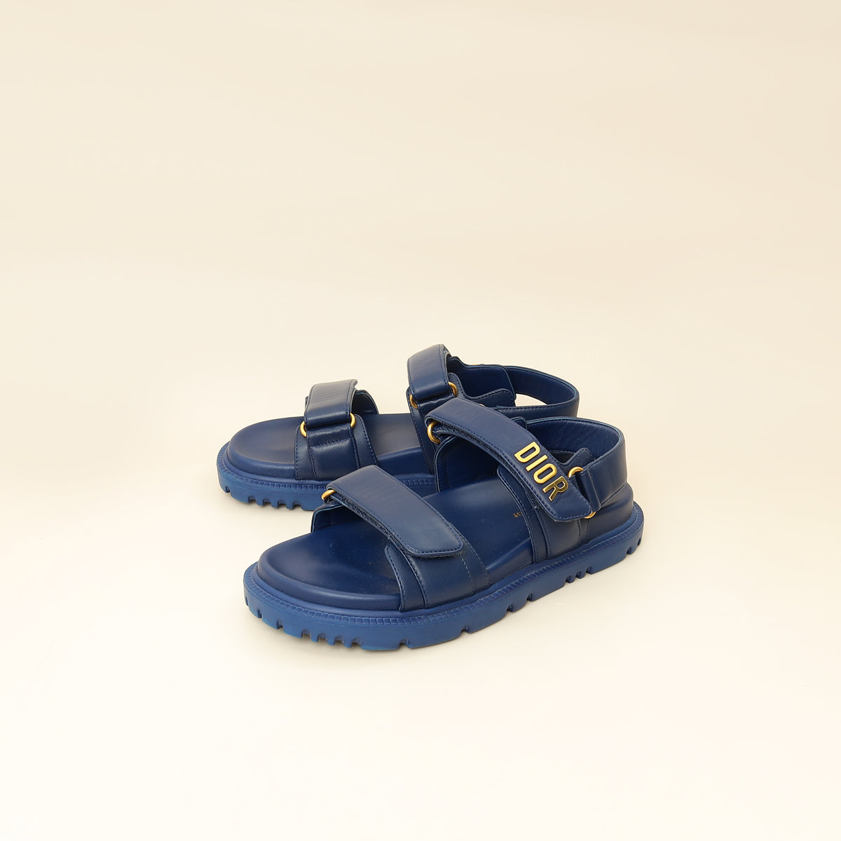 Christian Dior Dark Blue Dioract Sandal 37-Christian Dior-THE CLOSET
