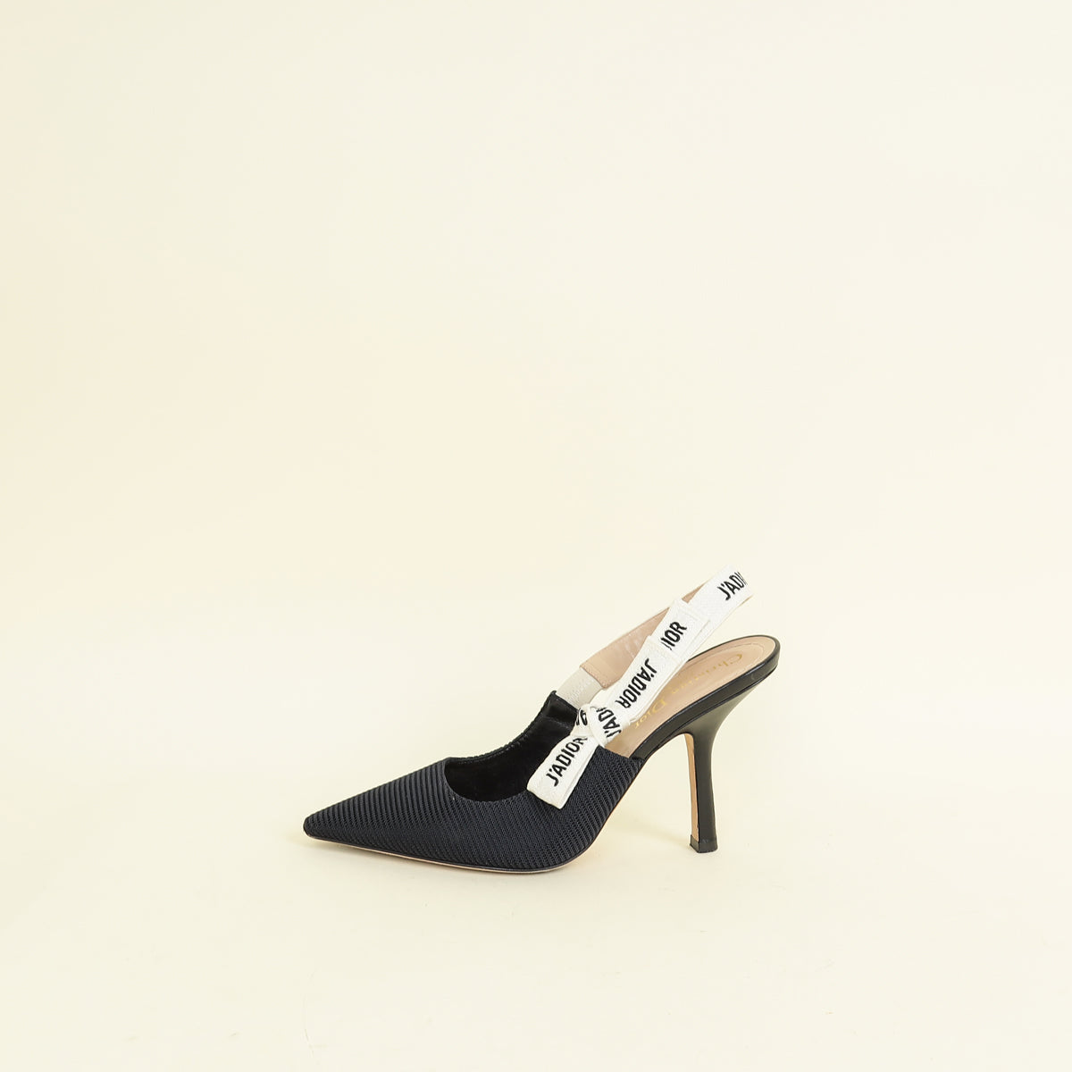 Christian Dior Black J'Adior Slingback Pump 37