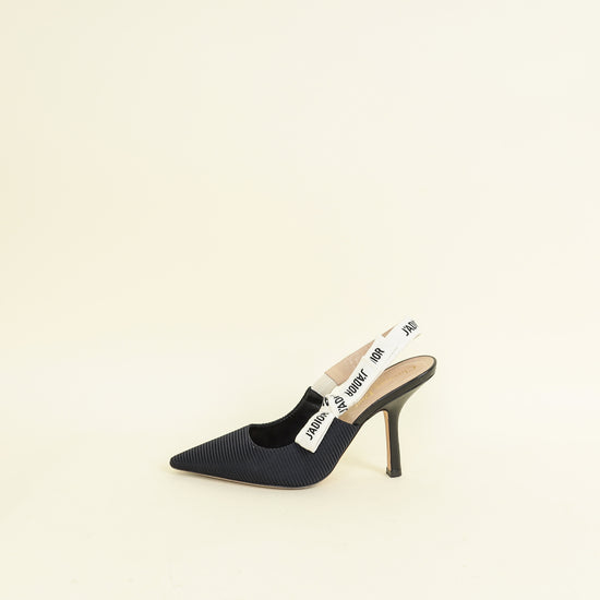 Christian Dior Black J'Adior Slingback Pump 37