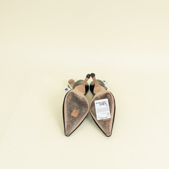 Christian Dior Black J'Adior Slingback Pump 37